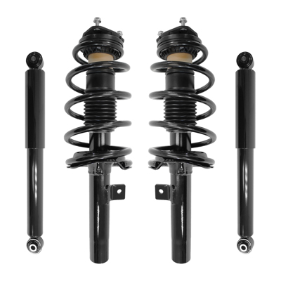 Front & Rear Suspension Complete Strut and Shock Absorber Kit for 2010-2013 Ford Transit Connect FWD - 4-13213-252230-001